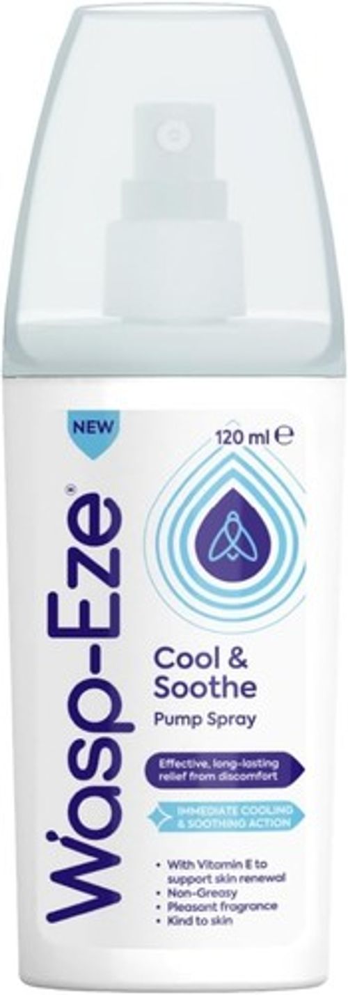 Wasp Eze Cool & Soothe Pump Spray 120ml Effective Cooling & Soothing 120 ml