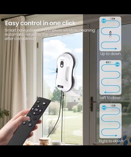 Window Cleaning Robot for Windows 35 mL, Remote Control, Low Noise, Suction — image 6