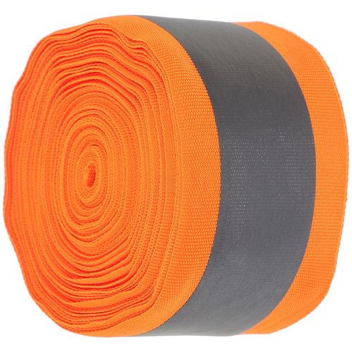 High Visibility Orange Reflective Fabric Tape Durable Polyester for Outdoor Use — image 11