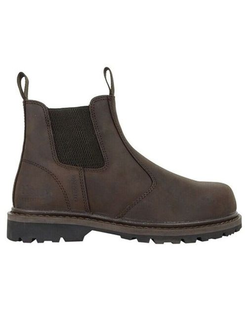 Hoggs of Fife Zeus Safety Boots FREE 3PR £9 SOCKS STEEL TOE & SOLE CH BROWN