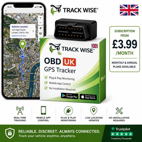 OBD Car Tracker GPS Track Wise Vehicle Tracker Van Taxi Fleet Plug & Play — image 1