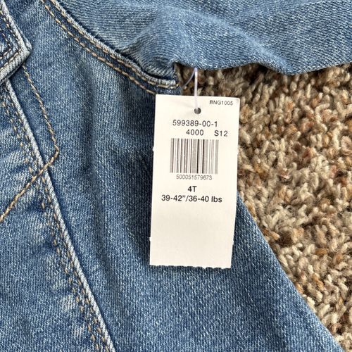NWT Old Navy Jean Jacket Toddler Size 4T Medium Wash — image 4
