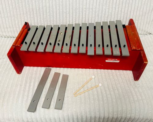 Percussion Plus PP 019 Classic Red Box alto diatonic metallophone — image 1
