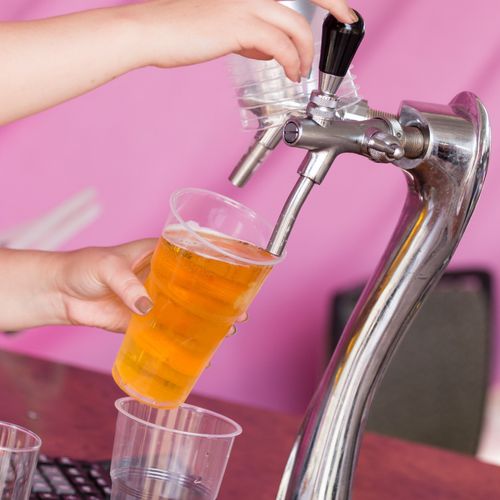 Reusable Half Pint Plastic glasses 10Oz Party Glasses Mutli purpose Use Clear — image 14