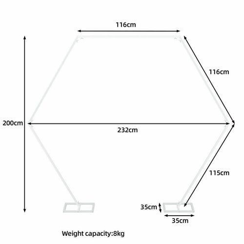 9M/ 6M/ 3M/ 2M Adjustable Wedding Backdrop Stand Background Curtain Pipe Stage — image 1