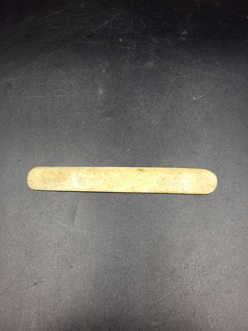 Antique Bovine Bone Physicians Tongue Depressor, Spatula — image 3