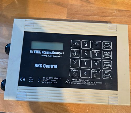 Heatmiser/Roberts Gordon NRG Control 230V Push Button Heater Controller Keypad — image 1
