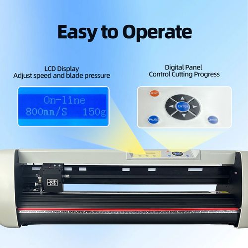Vinyl Cutter Machine Upgraded 28 Inch Paper Feed Cutting Plotter Vinyl Printer — image 4