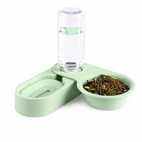 Rabbit Guinea Pig Chinchilla Food Bowl Raised Small Animal Pet Feeder Hutch Cage