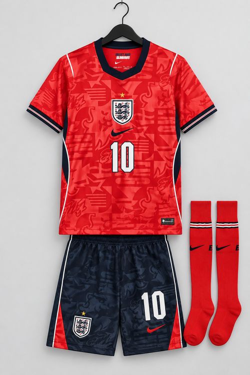 Bellingham #10, Kids 2026/27 England Away Stadium Kit — image 2