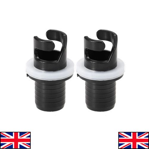 2PCS Inflatable Boat Kayak Air Valve Adapter Pump Hose Connector Fitting