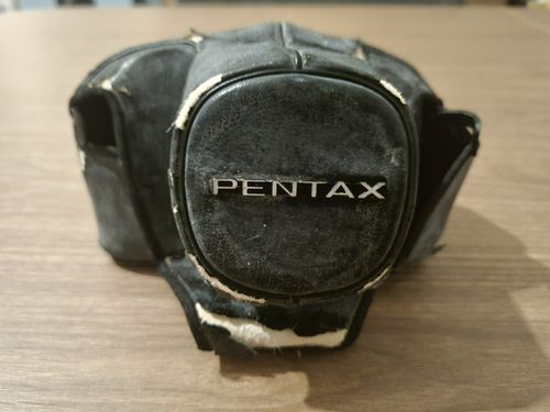 Pentax ME Super 35mm SLR Film Camera - Black & Silver + Well Used Leather Case — image 5