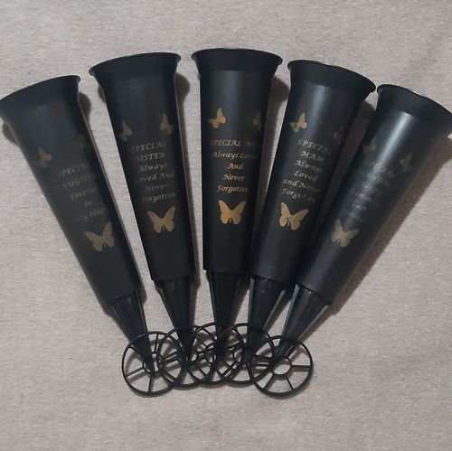 Beauitful Grave Flower Vases — image 1