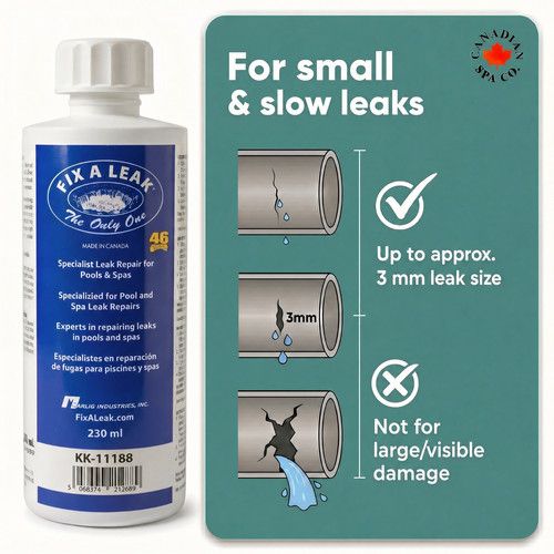 Fix A Leak - Hot Tub & Pool Pipework & Shell Repair - 230ml  Bottle