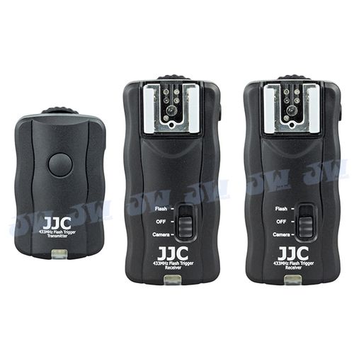 JJC Receiver*2 Wireless Remote Control & Flash Trigger For Canon Nikon Speedlite — image 1