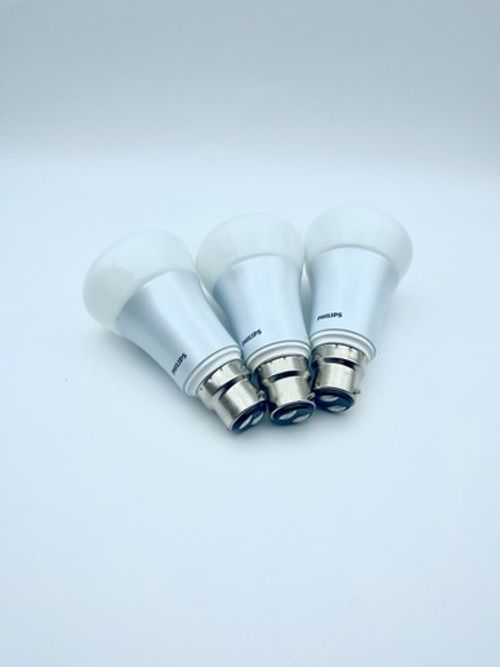 Philips Hue B22 White & Colour Ambiance Smart LED Light Bulbs 3x Pack