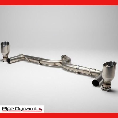 PIPE DYNAMICS VW Golf MK7.5 1.5 TSI DUAL EXIT GTI STYLE BACK BOX DELETE EXHAUST