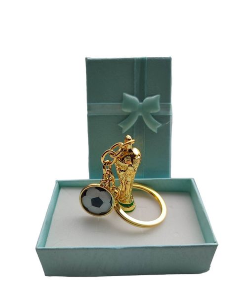 World cup 2026 trophy football keyring for all football fans. giftbox keychain — image 3