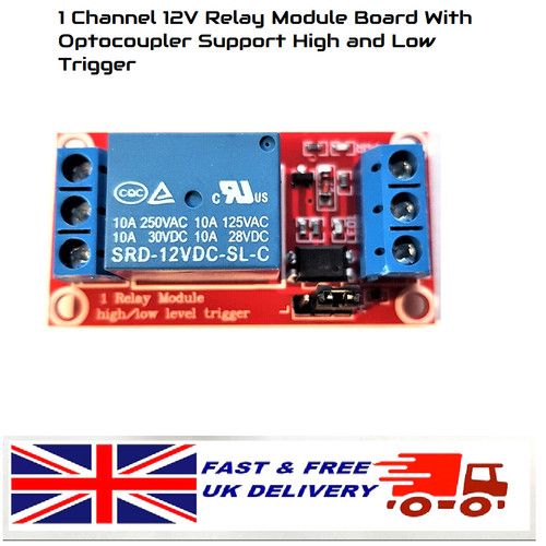 12V DC Relay Module DC 30V/10A High Current Contactor Switch Trigger Board NO/NC