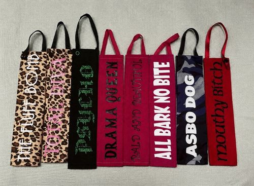 Joblot Bundle 8 New Mixed Message Dog Lead Slips. RRP £10 Each. Bargain Bundle — image 1
