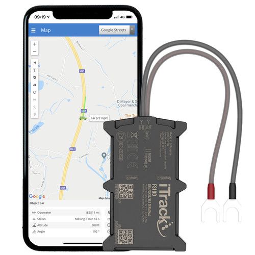 iTrack FS100 GPS Tracker - Real Time Vehicle Van Motorbike Caravan Car Tracking