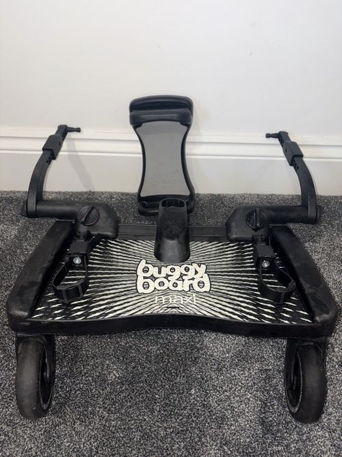 Lascal BuggyBoard Maxi+ with Seat/Saddle & All Attachments – Excellent Condition — image 2