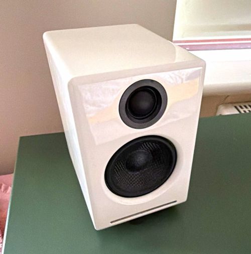 Audioengine A2+ 2.0 Bluetooth USB Computer Speakers, RCA/3.5mm, White