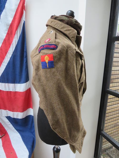 1940 Pattern Royal Artillery Officer's Battledress Blouse Jacket - Post WWII — image 5
