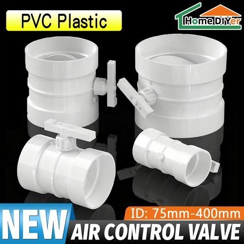 PVC Duct Manual Volume Damper Exhaust Ventilation Air Control Valve Balancing