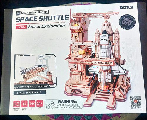 ROKR Space Shuttle Mechanical DIY Model Kit Space Exploration 14+ LKA02