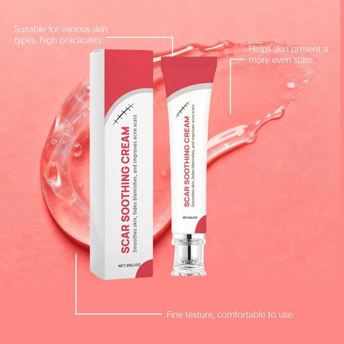 Scar Soothing Cream Scar Gentle Non-Greasy Soothing & Smoothing Skin Cream 30g