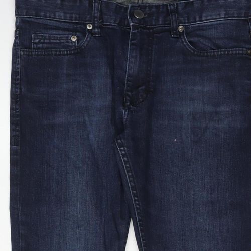 Calvin Klein Mens Straight Jeans Size 32 Blue W32 L30 — image 7