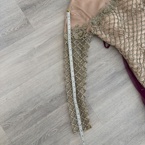 Mongas Indian Beige And Pink Lahenga — image 14