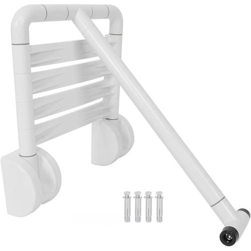 Wall Mounted Folding Shower Seat Fold Down Bath Bench Non-Slip Bathroom Safety — image 3