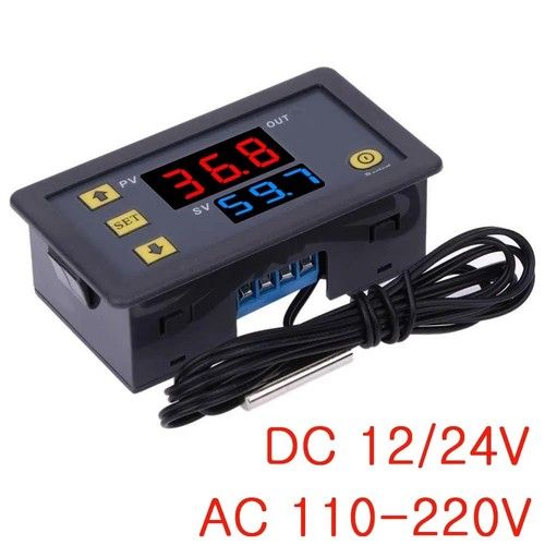 12V Temperature Controller Switch With Probe 20A Thermostat Control UK