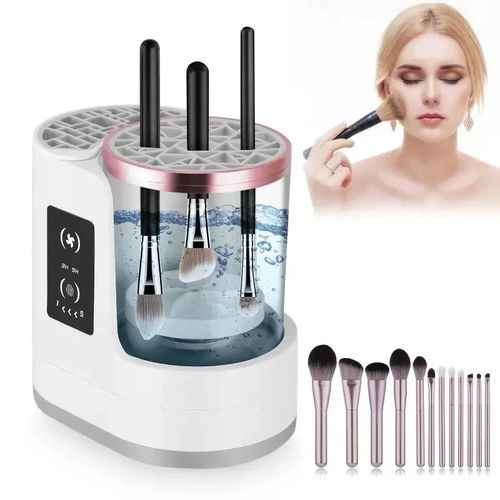 Electric Makeup Brush Cleaner Machine Portable Automatic USB Cleaning Tool Dryer — image 6