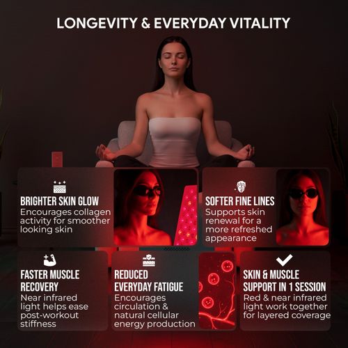 ✅ Red Light Panel - 5 Wavelength Infrared Light Therapy Lamp for Muscles & Skin — image 2