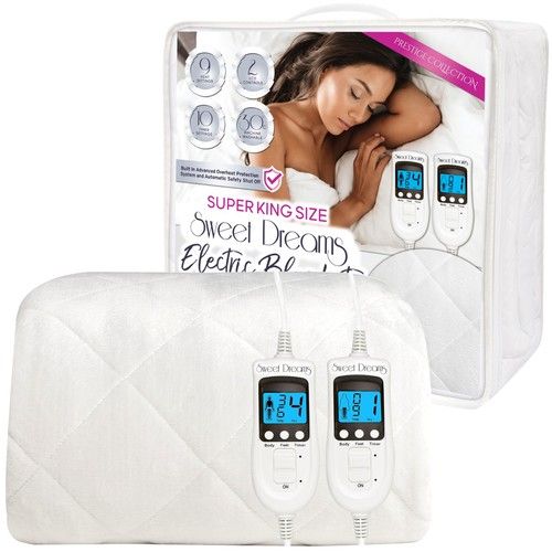 Heated Blanket Electric Mattress Cover Size King SuperKing Double Single