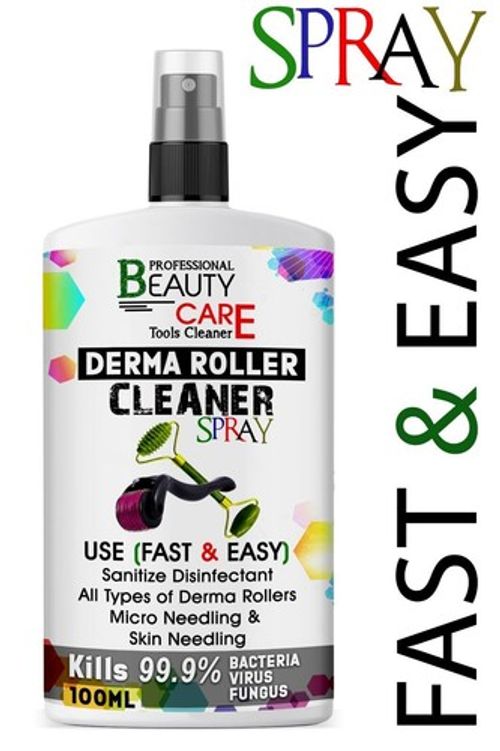 Derma Roller Cleaner Steriliser Tools Makeup Brush Surface Spray 100ML
