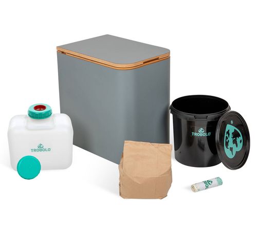 Stationary Composting Toilet TROBOLO SilvaBlœm (Gray) — image 1
