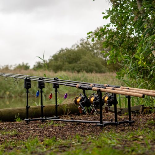 Quest Trilogy Pod | Bank Sticks | Carp Fishing Rod Pod | With Zipped Carry Bag — image 9