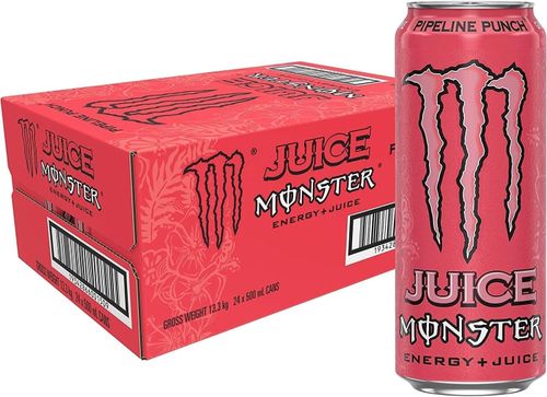 Monster Energy Drink Pipeline Punch Best Energy Drink  500ml x 24 Pack — image 6