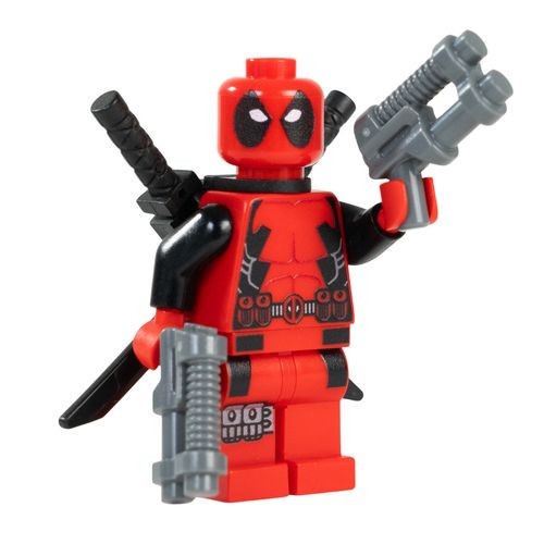 LEGO Deadpool Minifigure 2012 LEGO Marvel From Set 6866 (UV Printed) — image 2