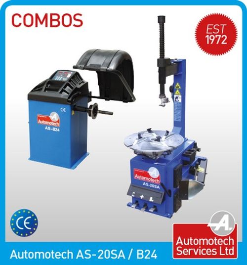 TYRE CHANGER / TYRE MACHINE & WHEEL BALANCER PACKAGE COMBO 240 Volt Units