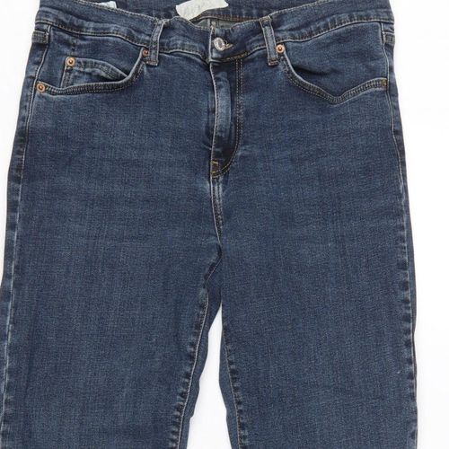 Levi's Mens Straight Jeans Size 32 Blue Pockets Logo W32 L34 — image 9