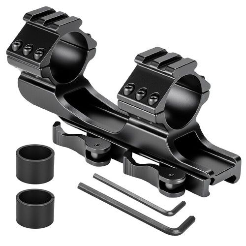 Dual Ring 25.4mm/30mm Scope Mount Heavy Duty Cantilever QD Mount for 20mm Rail