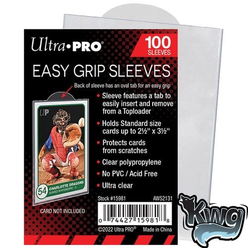 Ultra Pro 100 Standard Soft Easy Grip Sleeves for Trading Card  Pokemon, MTG