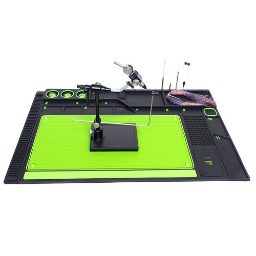 Fly Tying Mat & Storage Station, Magnetic Workspace with Tool Organizer — image 3