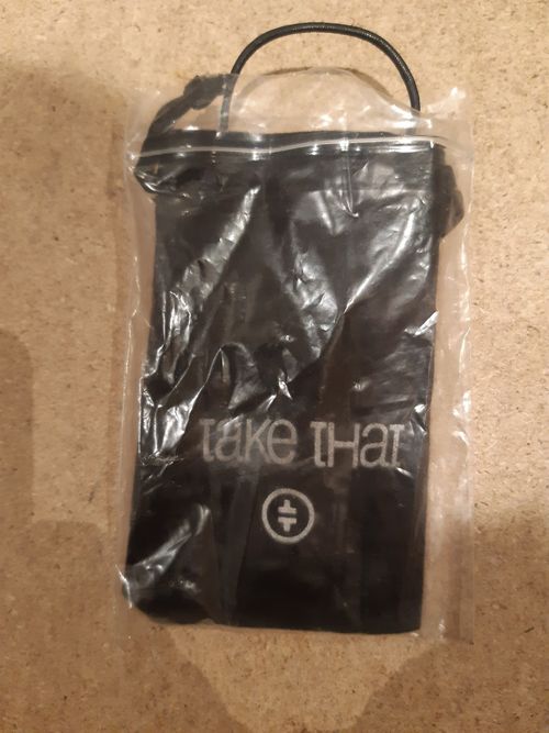 Take That 1994 Silver Necklace With Black Rope Original — image 1