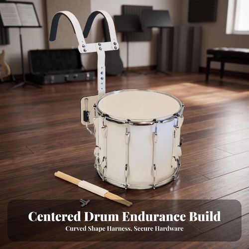 Marching Snare Drum Sturdy Marching Drum with Carrier Easy to Install — image 3